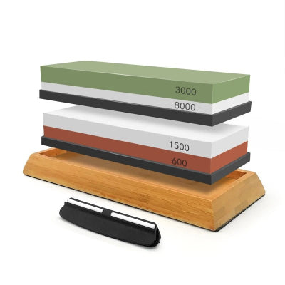 Pierre à aiguiser 4 en 1 set D