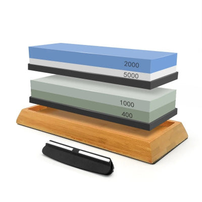 Pierre à aiguiser 4 en 1 set E