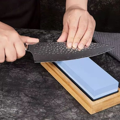 Pierre à aiguiser affûtage couteau chef