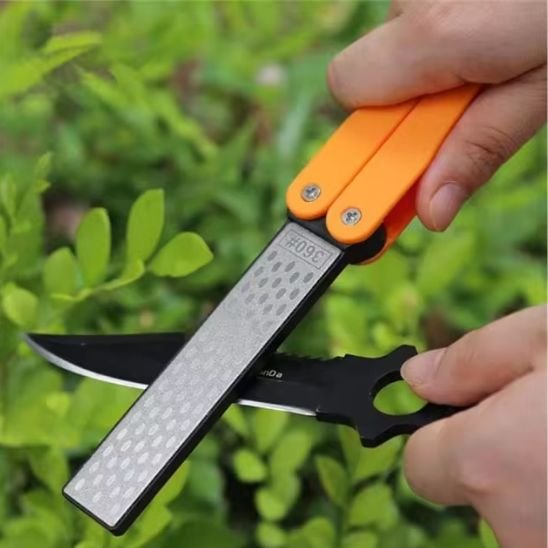 pierre aiguiser pliable aiguisage plein air