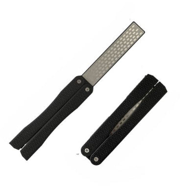 pierre aiguiser pliable noir pliant ouvert