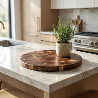 planche à découper bois damier plateau décoratif pour cuisine