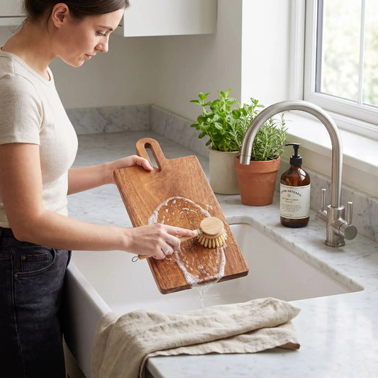 planche à découper bois facilement lavable