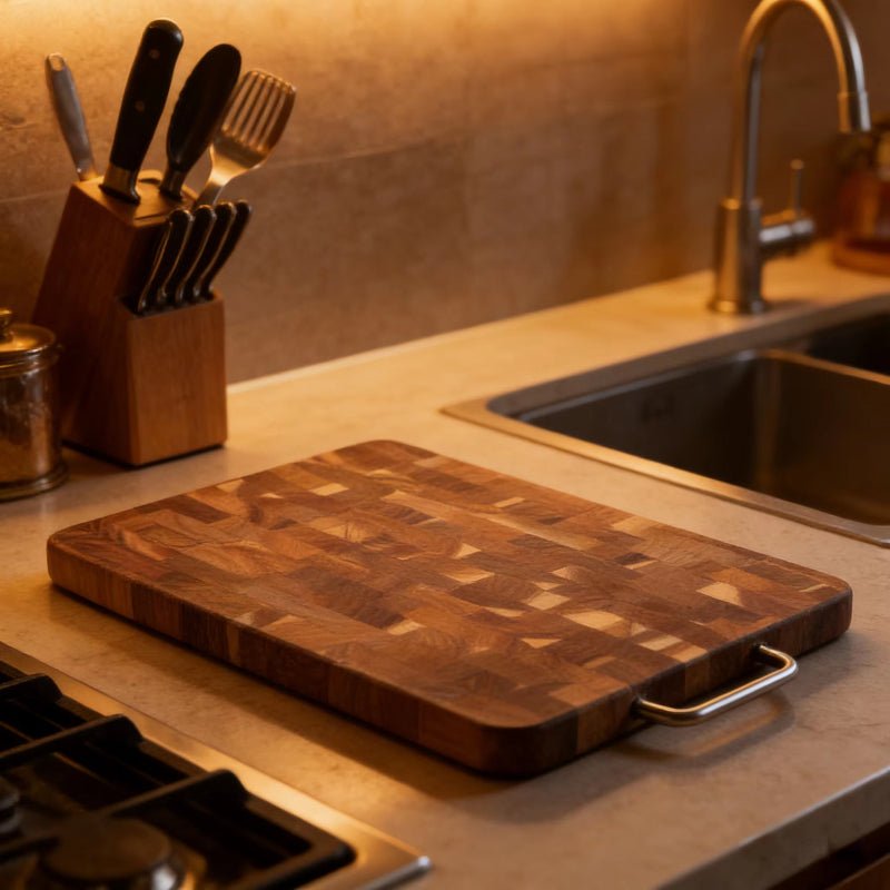 planche à découper damier belle décoration pour cuisine