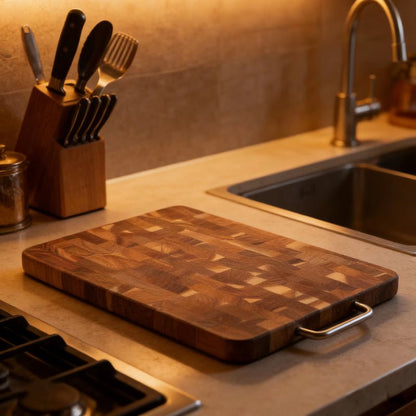 planche à découper damier belle décoration pour cuisine