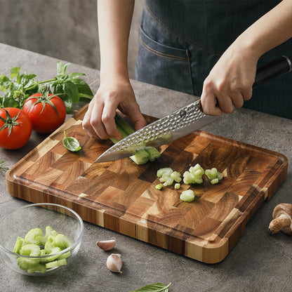 planche à découper en bois robuste et stable