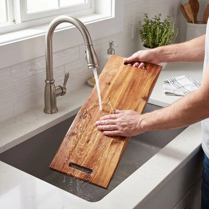 planche decouper bois nettoyage rapide