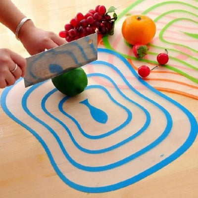Planche à découper Flexible avec fruits
