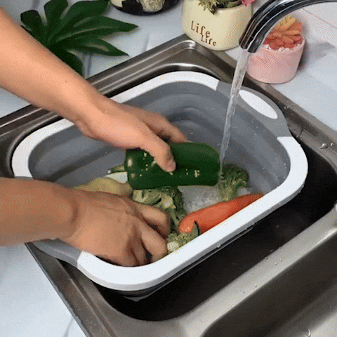 planche decoupermultifonctionnelle nettoyant legumes evier