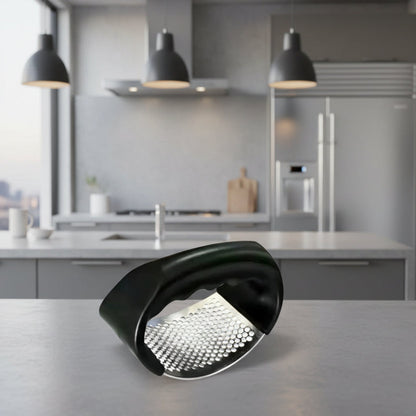 presse a ail compacte sur comptoir cuisine moderne