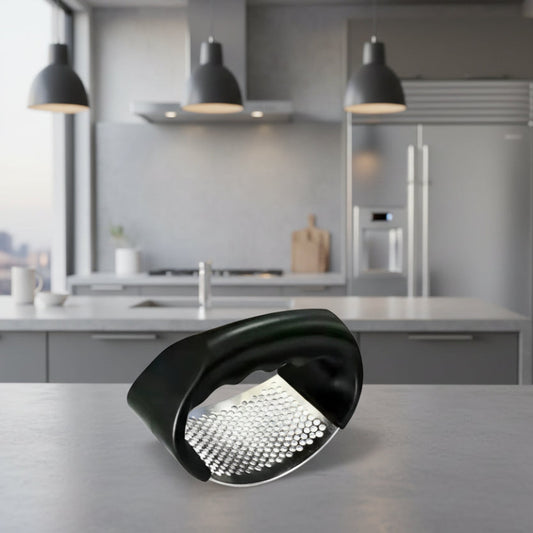 presse a ail compacte sur comptoir cuisine moderne