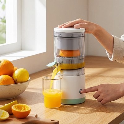presse agrume électrique simple utilisation par bouton poussoir