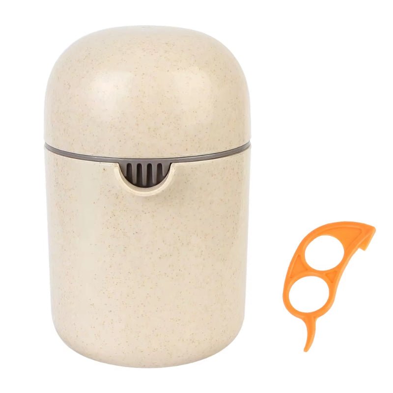 presse agrume manuel beige