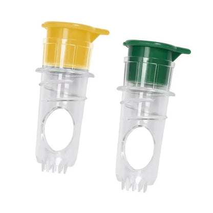 presse agrume vert jaune deux pièces