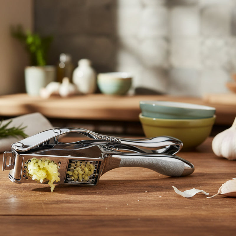 presse ail comptoir cuisine acier inoxydable durable