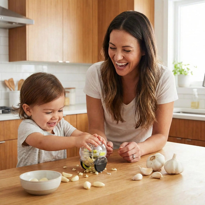 presse ail enfant roulant pour hacher ail