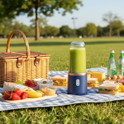 presse purée électrique pique-nique au parc