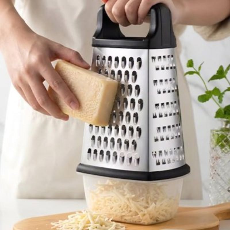 Rape a fromage avec récipient intégrer