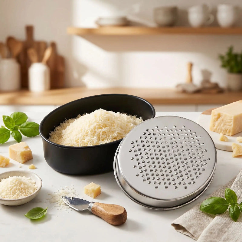 rape a fromage récipient pratique