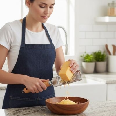 Râpe à fromage très pratique