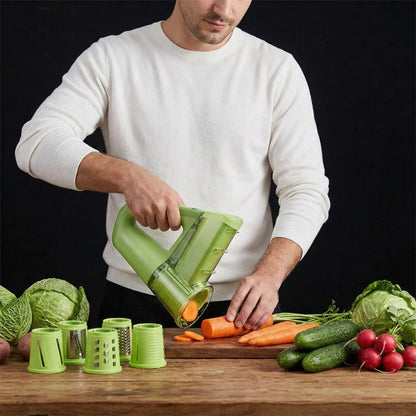 râpe à légumes électrique homme tranchant carottes