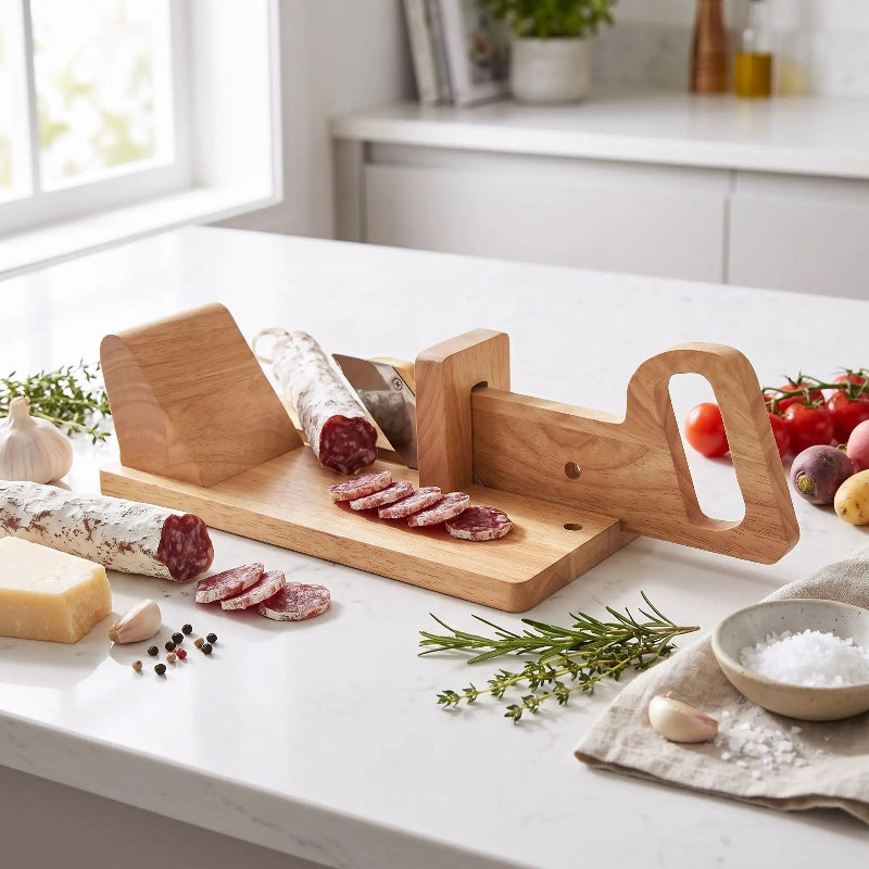trancheuse à saucisson compacte et pratique