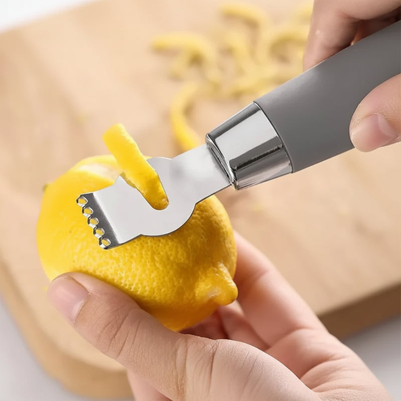 zesteur citron indispensable pour belle bande torsadée
